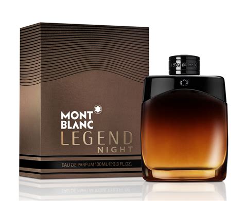 mont blanc aftershave legend night.